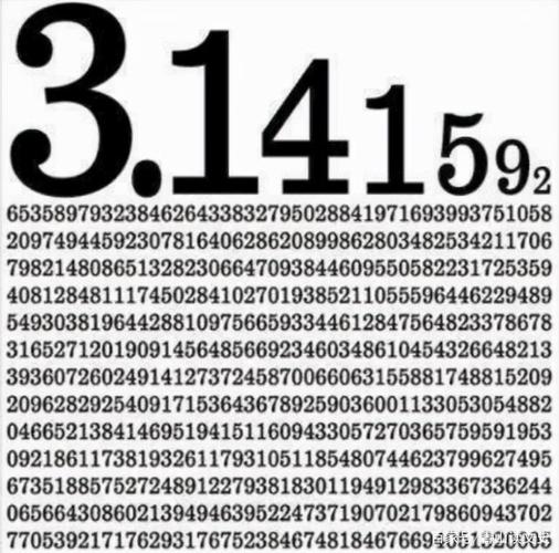 3.1415926后面是多少「31415926后面是多少图片」